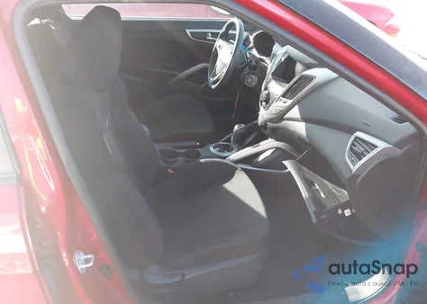 2014 Hyundai Veloster Base W/Black z USA, uszkodzony, nr VIN KMHTC6AD8EU190120